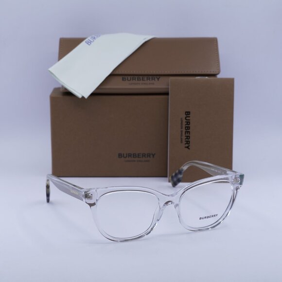 Burberry BE2375 3024 Cat Eye Eyeglasses 53mm – Transparent - Picture 5 of 11